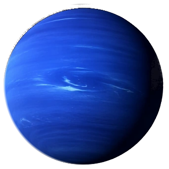 Artistic rendering of Neptune
