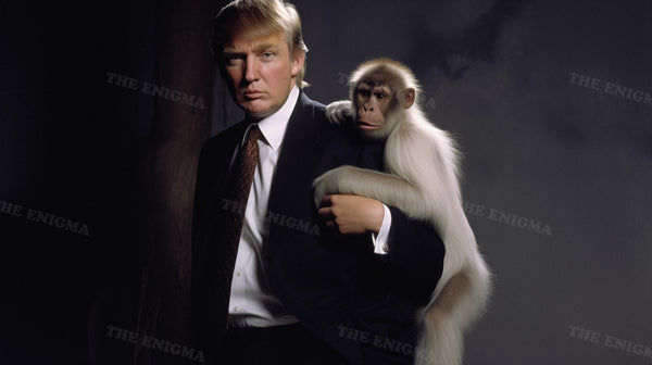 Trump with monkey